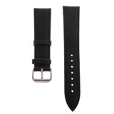 Maxbell High Quality Leather Strap Bracelet Band Replacement for Watches 20mm black