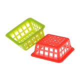 Maxbell 2pcs 1:12 Doll House Miniature Big Square Baskets