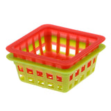 Maxbell 2pcs 1:12 Doll House Miniature Big Square Baskets