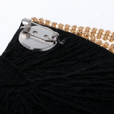 Maxbell Military Party Star Tassel Link Chain Epaulet Shoulder Boards Badge Gold