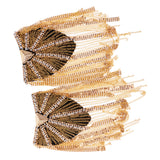 Maxbell Military Party Star Tassel Link Chain Epaulet Shoulder Boards Badge Gold