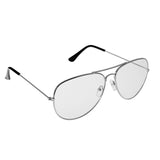 Maxbell Retro Fashion Frog Metal Frame Sunglasses Outdoor Eyewear Eye Glasses White