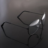 Maxbell Retro Fashion Frog Metal Frame Sunglasses Outdoor Eyewear Eye Glasses Black