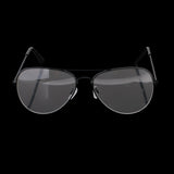 Maxbell Retro Fashion Frog Metal Frame Sunglasses Outdoor Eyewear Eye Glasses Black