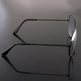 Maxbell Retro Fashion Frog Metal Frame Sunglasses Outdoor Eyewear Eye Glasses Black