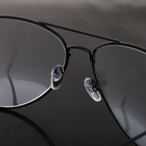 Maxbell Retro Fashion Frog Metal Frame Sunglasses Outdoor Eyewear Eye Glasses Black