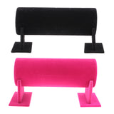 Maxbell Velvet T-Bar Headband Holder Retail Shop Jewelry Display Stand Rack Black