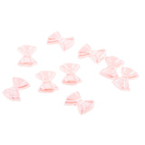 Maxbell 1000 Pieces Embellishment Bow Resin Flatback Hair Jewelry Making Pink