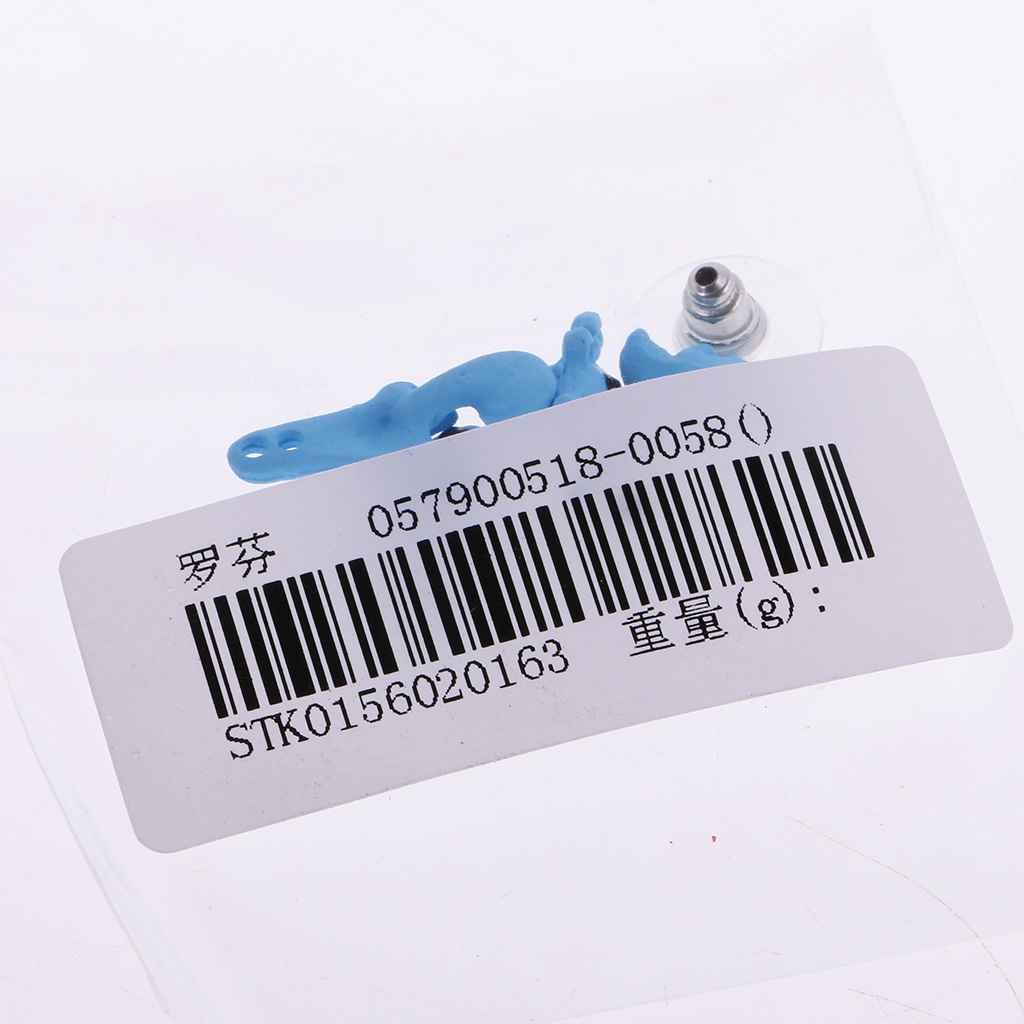 Maxbell Cute 3D Cat Earrings Stereoscopic Animal Piercing Stud Earrings  Blue
