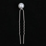 Maxbell 20 Pieces Pearl Hair U Shaped Pins Clips Bridesmaids Jewelry White Pearl