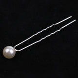 Maxbell 20 Pieces Pearl Hair U Shaped Pins Clips Bridesmaids Jewelry Beige Pearl