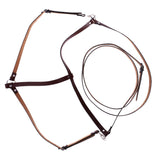 Maxbell Fashion Women Faux Leather Body Suspenders Harness Belt Lightweight Brown