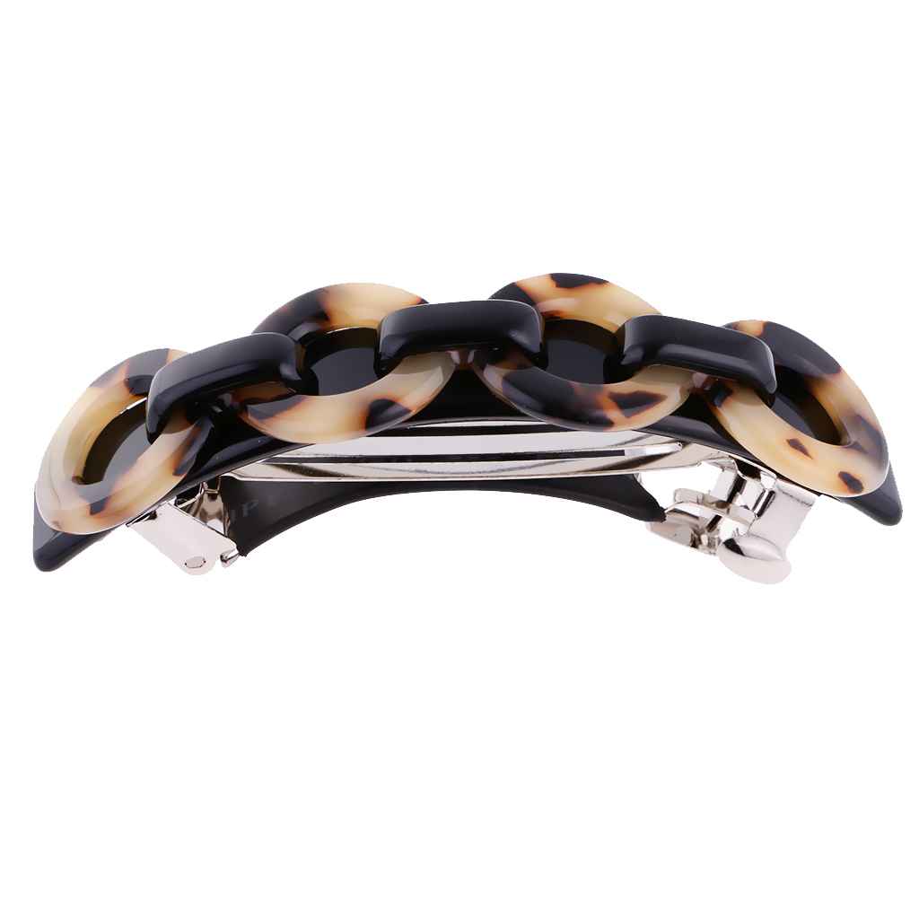 Maxbell Fashion Women Leopard Pattern Spring Hair Pin Clip Barrette Accessory #2