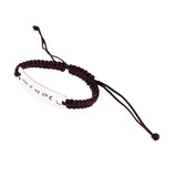 Maxbell New Fashion Wrap Braided Wristband Cuff Punk Men Women Bangle Bracelet