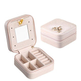 Maxbell Portable Travel Jewellery Box Jewellery Case Storage Gift Pink