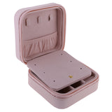 Maxbell Portable Travel Jewellery Box Jewellery Case Storage Gift Pink