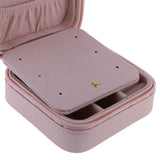 Maxbell Portable Travel Jewellery Box Jewellery Case Storage Gift Pink