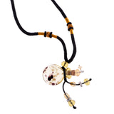 Maxbell Essential Oil Bottle Diffuser Perfume Glass Pendant Necklace Yellow