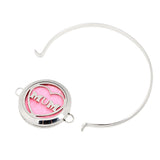 Maxbell Love Heart Mum Aromatherapy Essential Oil Diffuser Locket Bracelet Silver