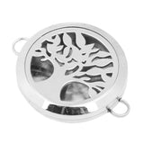 Maxbell Stainless Steel Tree of Life Aromatherapy Essential Oil Diffuser Bracelet