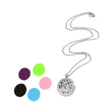 Maxbell Aromatherapy Essential Oil Diffuser Pendant Necklace Lotus