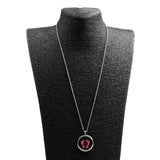 Maxbell Aromatherapy Essential Oil Diffuser Pendant Necklace Crystal Footprint