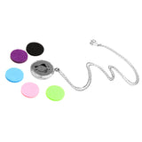 Maxbell Aromatherapy Essential Oil Diffuser Pendant Necklace Crystal Footprint