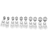 Maxbell Dreamcatcher Cute Feather Pendant Dangle Ear Plug Tunnel Crystal Gauge 16mm