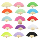 Maxbell Single-sided DIY Craft Fancy Dance Party Paper Hand Fan- Red