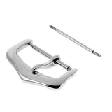 Maxbell Watch Band Pin Buckle Polished Solid Stainless Steel Wrist Strap Clasp 20mm