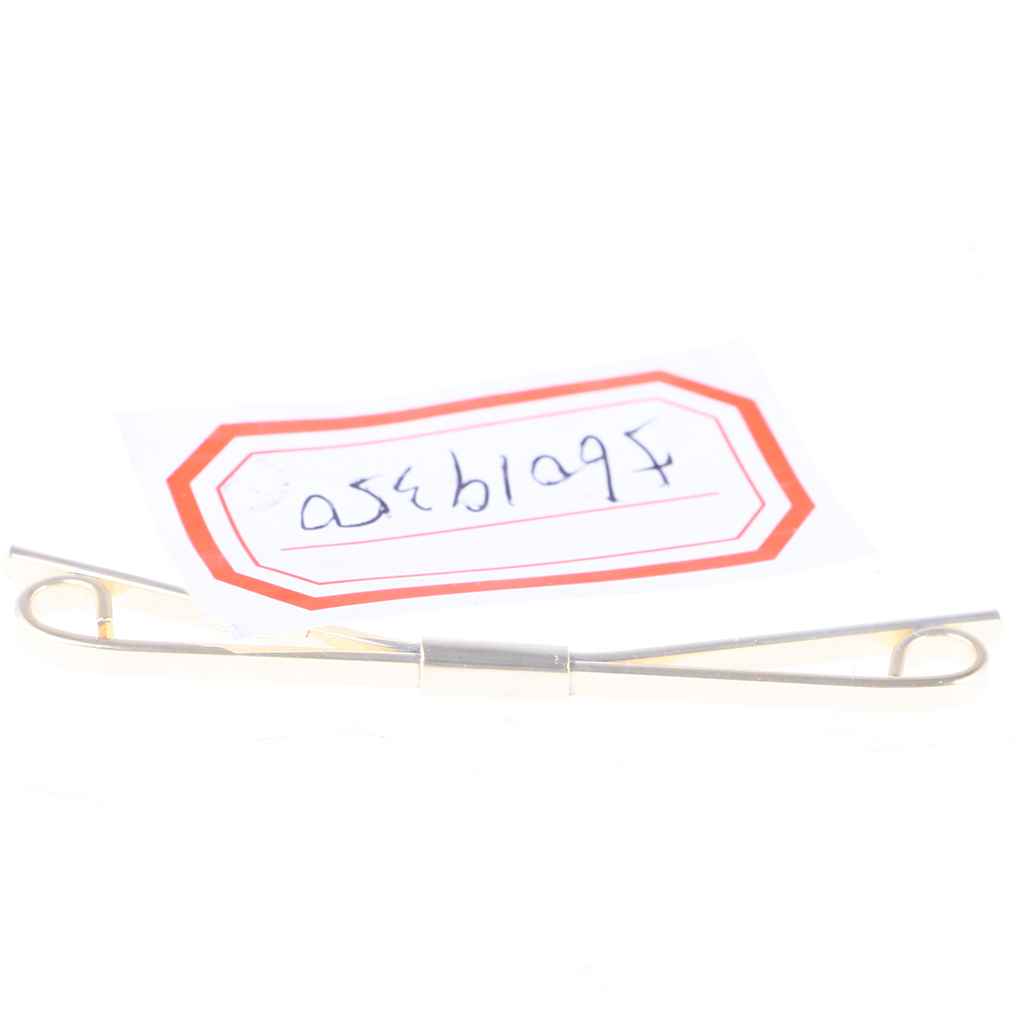 Maxbell Men's Stylish Shirt Collar Clip Bar Pin Clip Chain Tie Brooch Necktie Gold
