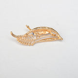 Maxbell Chic Crystal Rhinestone Leaf Grasshopper Locust Cricket Pin Brooch  Blue
