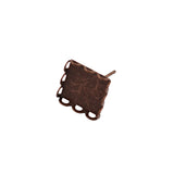 Maxbell 20pcs DIY Ear Stud Cabochon Bezel Setting Earring Findings Antique Copper