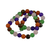 Maxbell 8mm Assorted Semi-precious Gemstone Loose Beads Round Fashion Decor