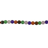 Maxbell 8mm Assorted Semi-precious Gemstone Loose Beads Round Fashion Decor