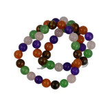 Maxbell 8mm Assorted Semi-precious Gemstone Loose Beads Round Fashion Decor