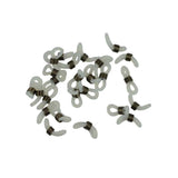 Maxbell 25Pcs Eyeglasses Chain Holder Ends Loops Cream Rubber Hematite gunmetal
