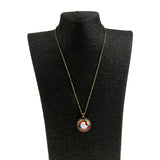 Maxbell Retro Santa Claus Xmas Cabochon Glass Chain Pendant Necklace Anti bronze #4