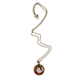 Maxbell Retro Santa Claus Xmas Cabochon Glass Chain Pendant Necklace Anti bronze #4