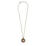 Maxbell Retro Santa Claus Xmas Cabochon Glass Chain Pendant Necklace Anti bronze #4