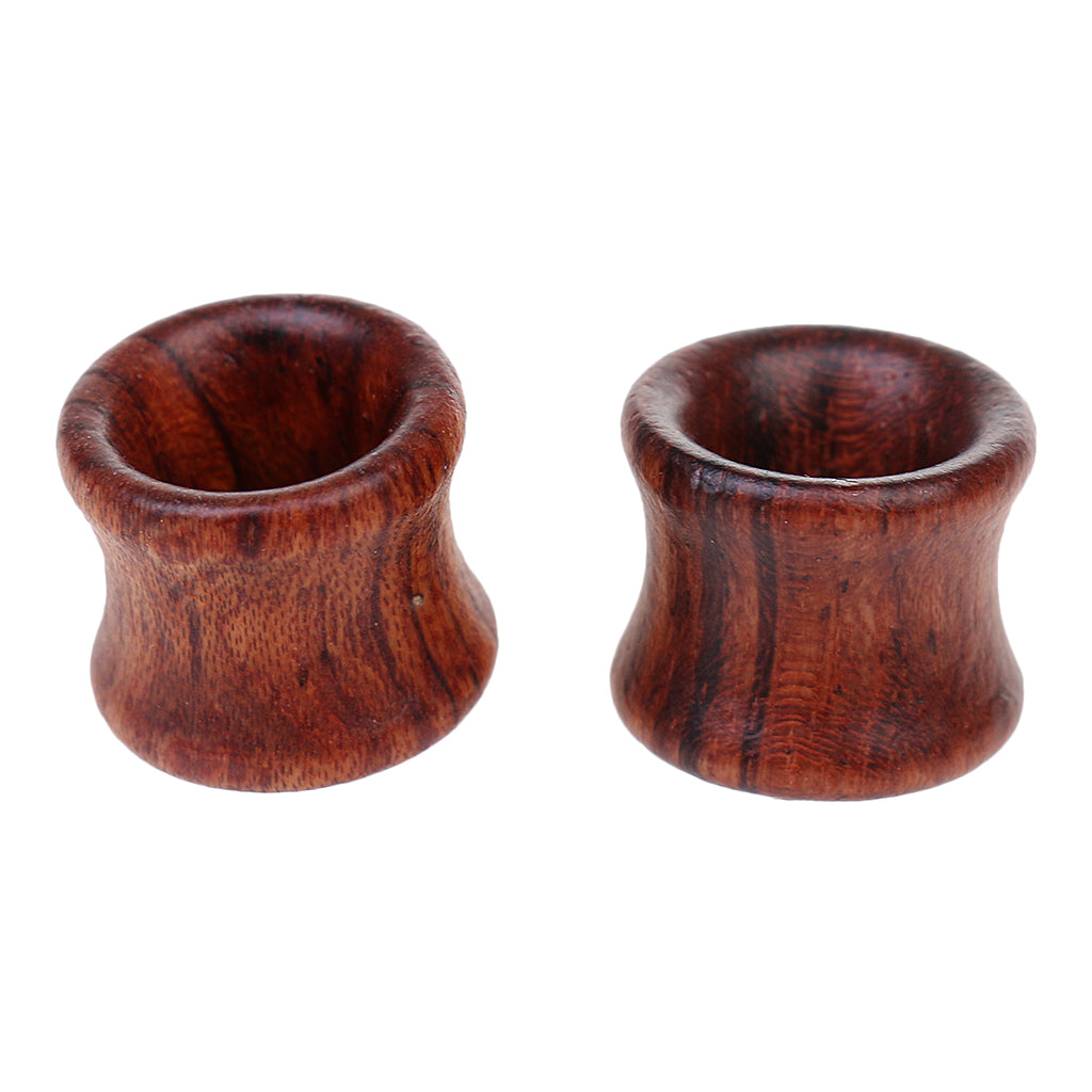 Maxbell Pair Ear Plugs Tunnels Buddha Elephant Wood Ear Expanders Piercings 16mm