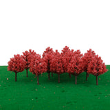 Maxbell 20PCS Cypress Model Trees Layout Train Railroad Landscape Scenery 1:150