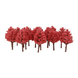 Maxbell 20PCS Cypress Model Trees Layout Train Railroad Landscape Scenery 1:150
