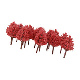 Maxbell 20PCS Cypress Model Trees Layout Train Railroad Landscape Scenery 1:150