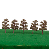 Maxbell 20PCS Plastic Abies Holophylla Model Trees Layout Train Scene 1:150