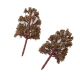 Maxbell 20PCS Plastic Abies Holophylla Model Trees Layout Train Scene 1:150
