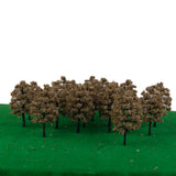 Maxbell 20PCS Plastic Model Trees Train Railway Scenery Landscape 1:100
