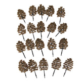 Maxbell 20PCS Plastic Model Trees Train Railway Scenery Landscape 1:100