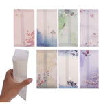 Maxbell 20pcs Chinese washing painting Envelope Postcard Letter Storage Style B