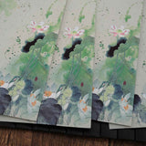 Maxbell 20pcs Chinese washing painting Envelope Postcard Letter Storage Style B